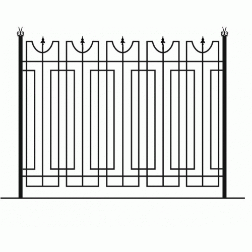 Забор металлический Зб-5