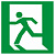 Знак "Выход здесь (левосторонний)"